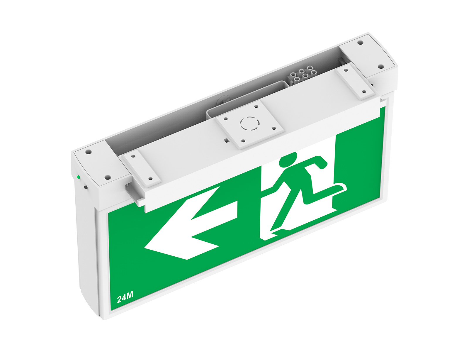 EPA EX1 LED Exit Sign with LiFePO4 battery
