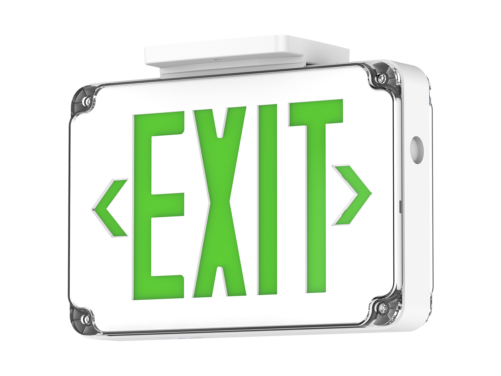 EPU EX3 Wet Location LED Exit Sign Two EXIT Faceplate