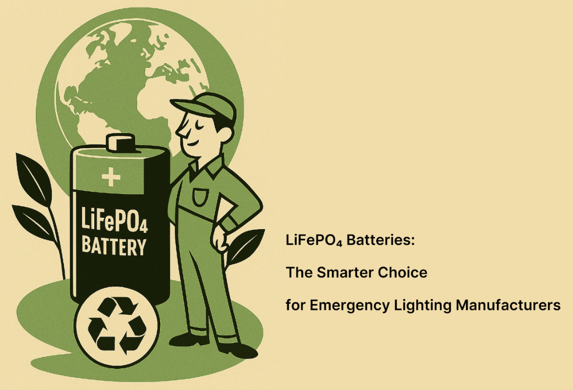 LiFePO₄ Batteries: The Smarter Choice for Emergency Lighting Manufacturers