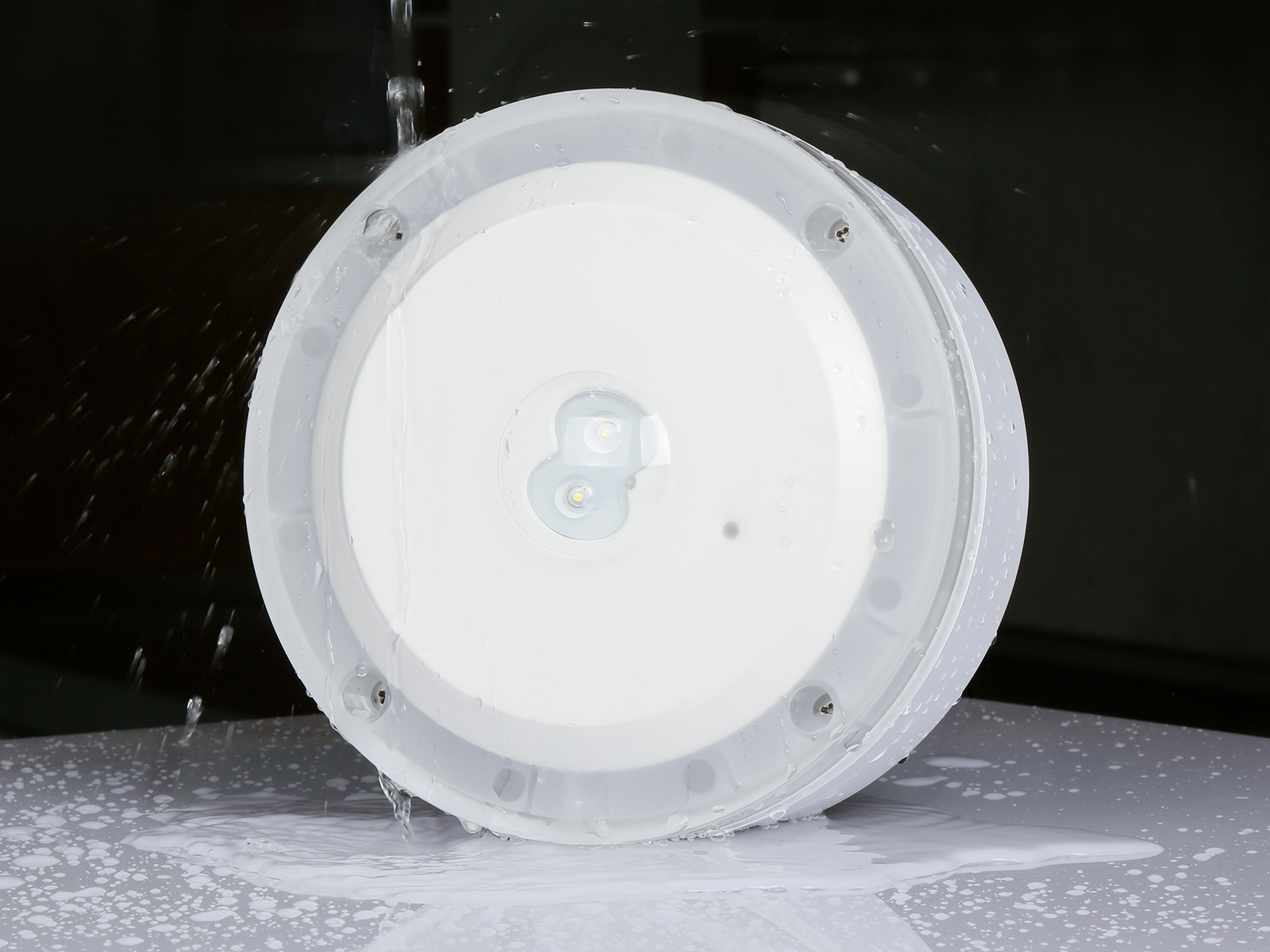 EPE EM2 IP IP65 warterproof emergency light Round lens for open area application